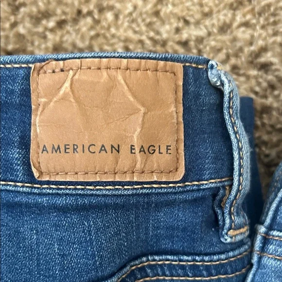 American Eagle Outfitters Skinny Jeans Lot - Light Blue, Black, Olive, Dark Blue - Picture 3 of 3
